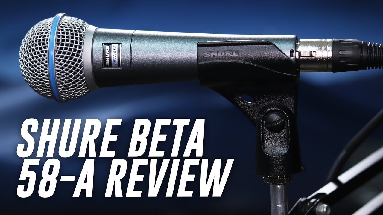 Shure Beta 58A Dynamic Mic Review / Test