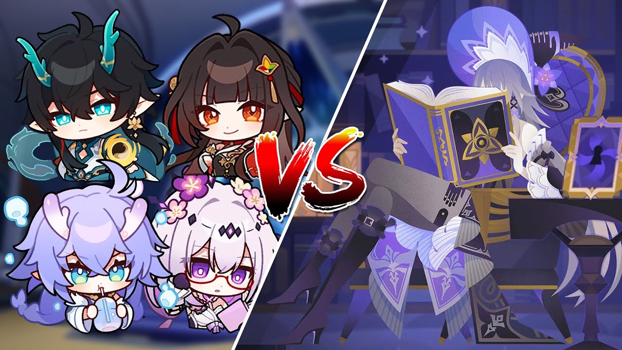 Dragons Only vs Unknowable Difficulty 5 (Imbibitor Lunae/Bailu/Lingsha/Castorice)