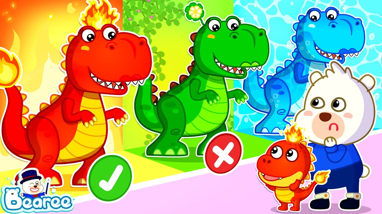 Copy Mom 🦖| 😢 Where Is My Real Mommy Dinosaur? | Baby Dinosaur Cartoon for Kids | Bearee Kids Show