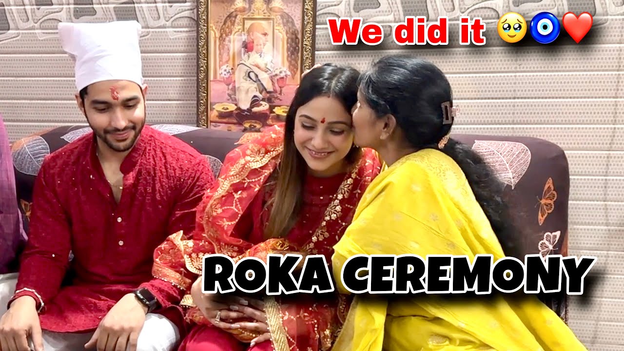 Finally we’re ROKAFIED 🧿❤️ | Tusharshrutivlogs | #jaiguruji #rokafied #blessed