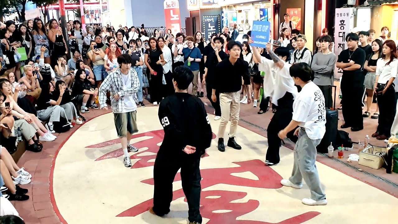 [STREET ARTIST] ONE OF. WITH AUDIENCE. INTERACTIVE HONGDAE BUSKING. 240829.