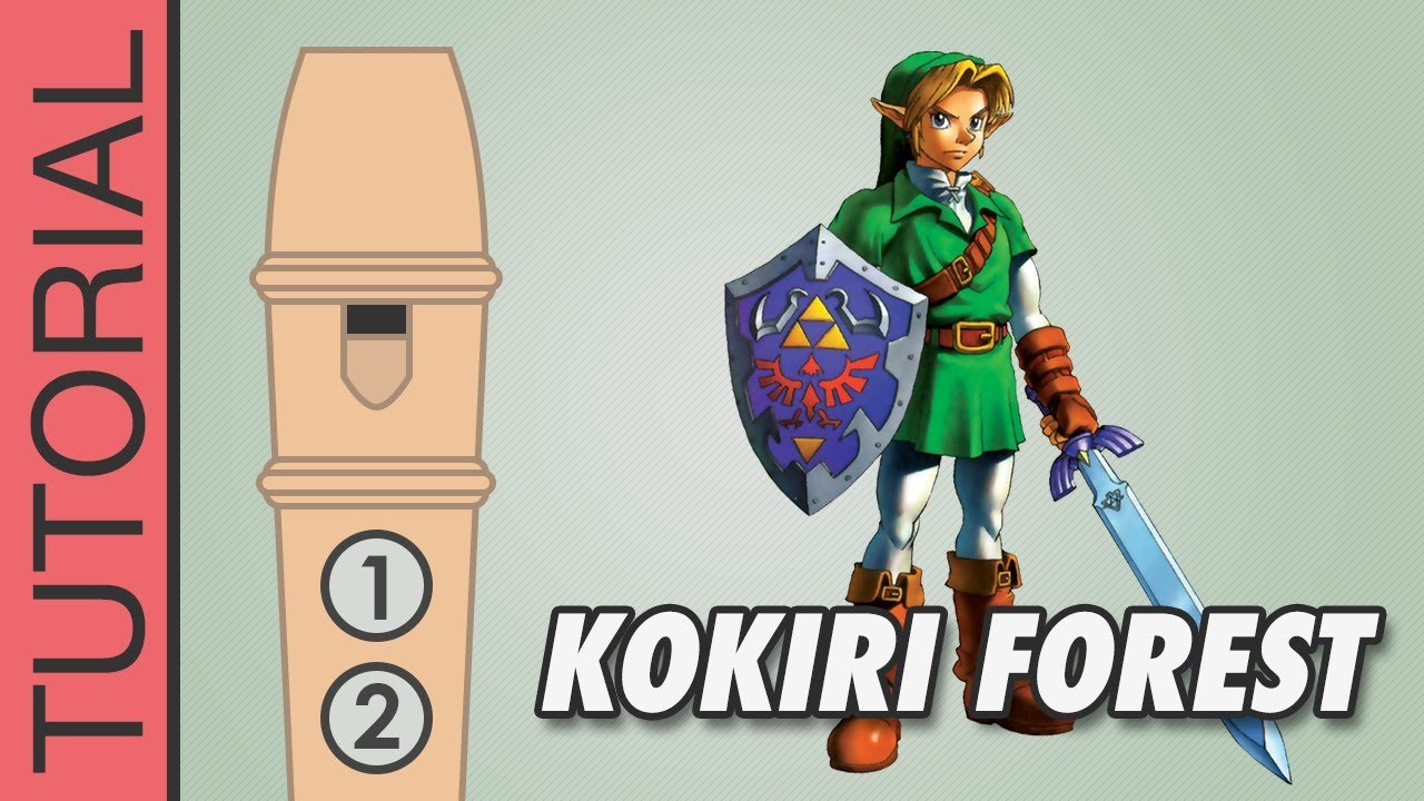 Zelda - Kokiri Forest - Recorder Notes Tutorial