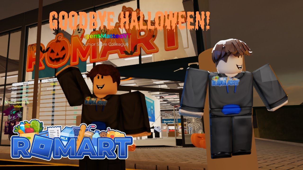 [Day 15] Last day of halloween on RoMart (Roblox) (Store colleague)