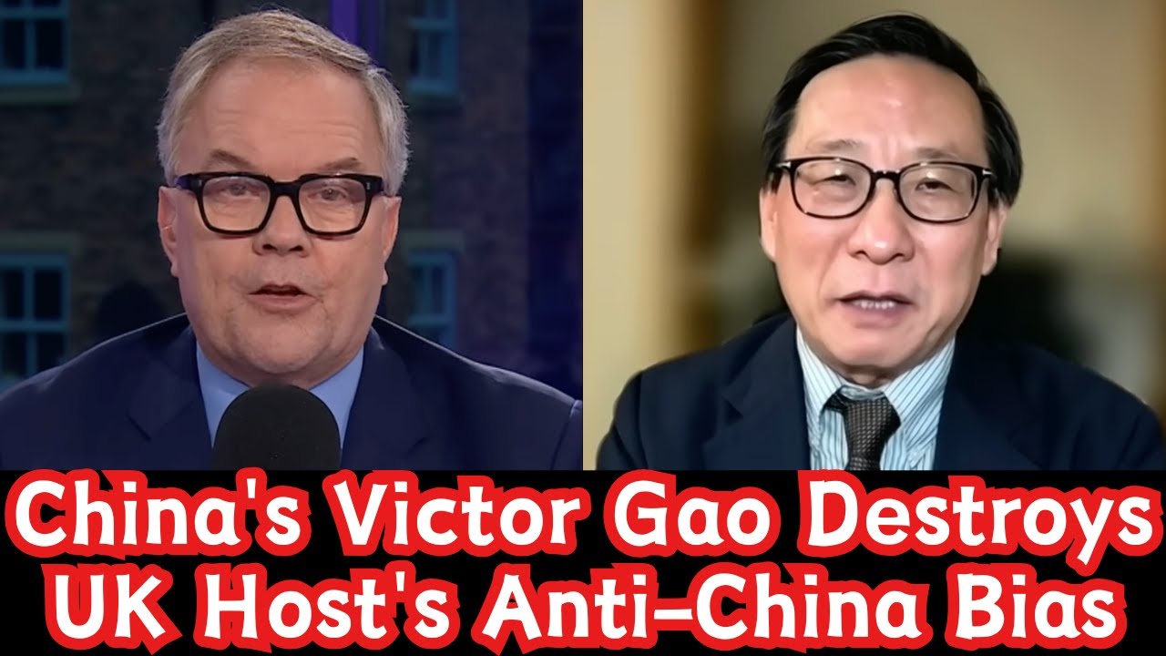 Виктор Гао из Китая опровергает антикитайскую позицию британского ведущего