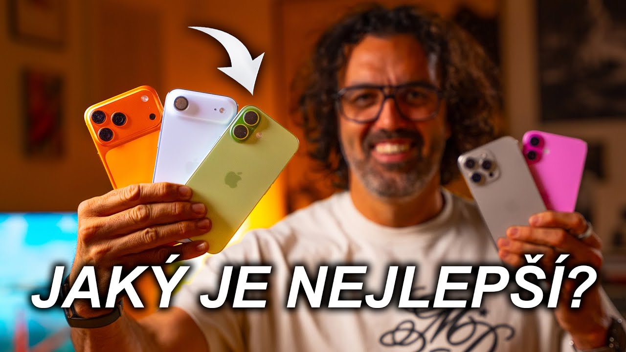iPhone Air? 17? Nebo Pro? Jak si vybrat? Srovnání s 16 a 16 Pro 📱