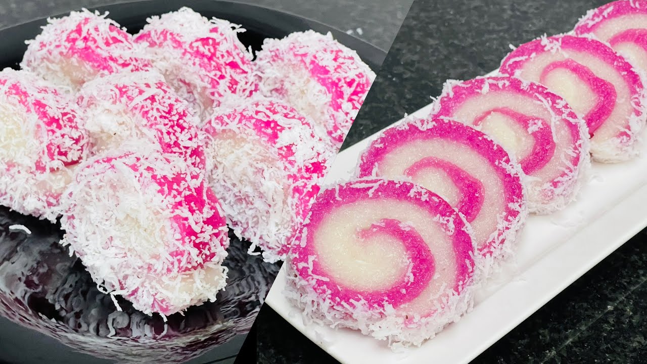 Bánh khoai mì cuộn làm cách này đơn giản lại ngon và đẹp mắt