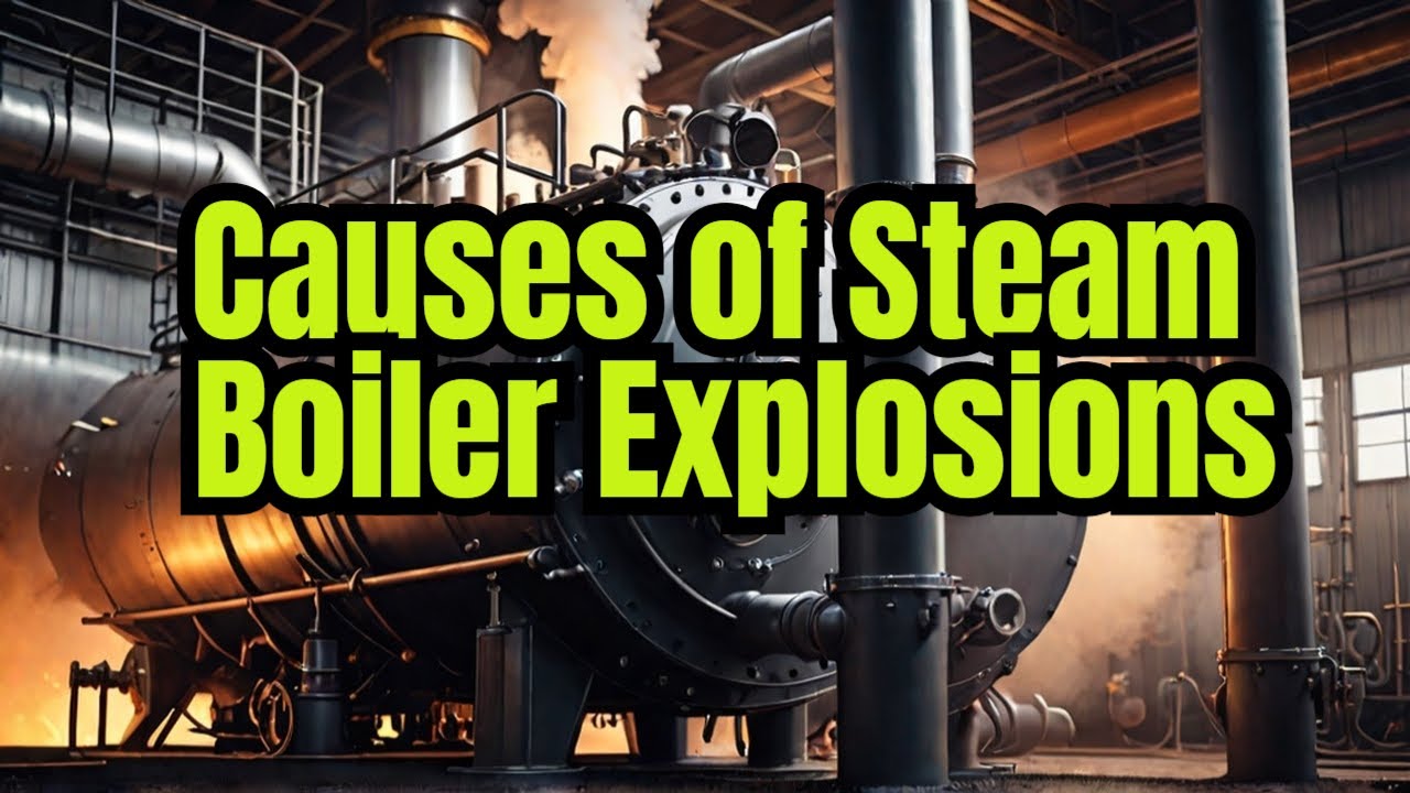 What are the causes of steam boiler explosions, and how can they be prevented?