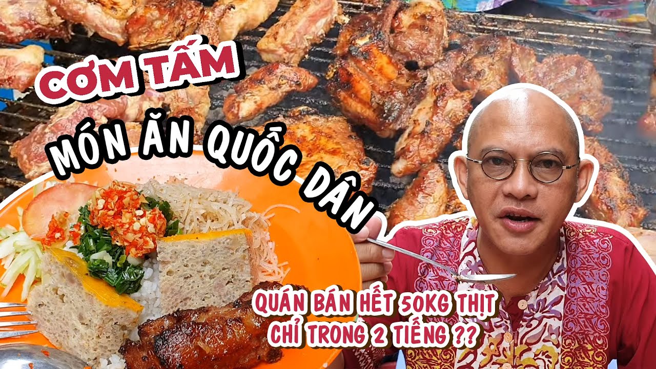 Food For Good #561: Cơm tấm sườn chéo hẻm 35 Ấp Bắc ngày bán 2 tiếng 50kg thịt như chơi