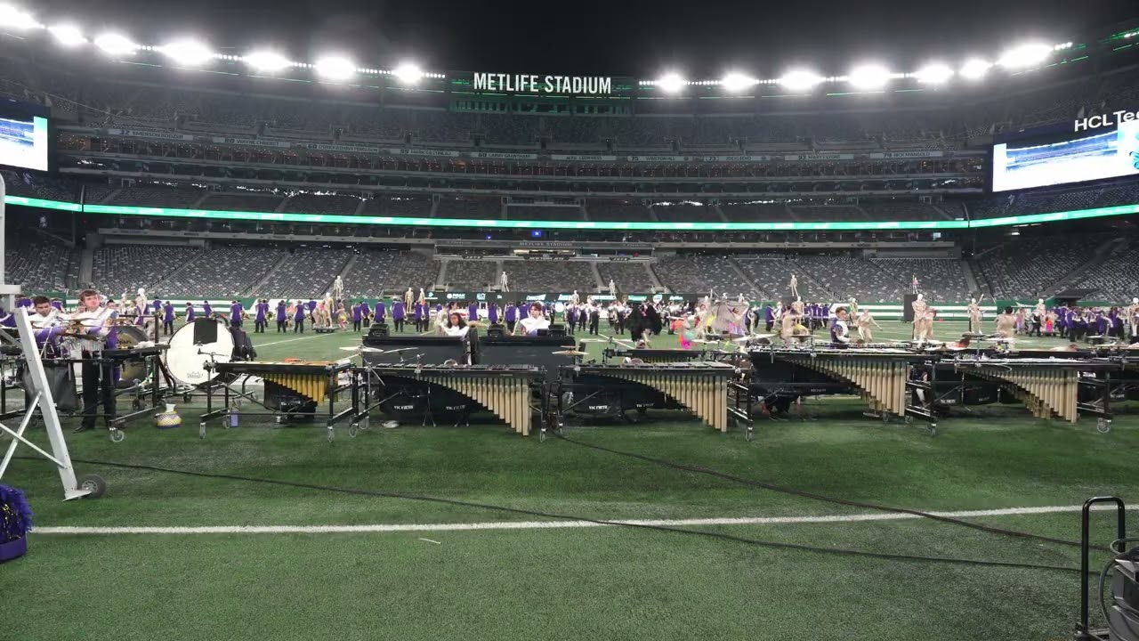 WCU Incomparable Golden Rams Marching Band - Uncommon - On Field View - Metlife Stadium - 10/18/25