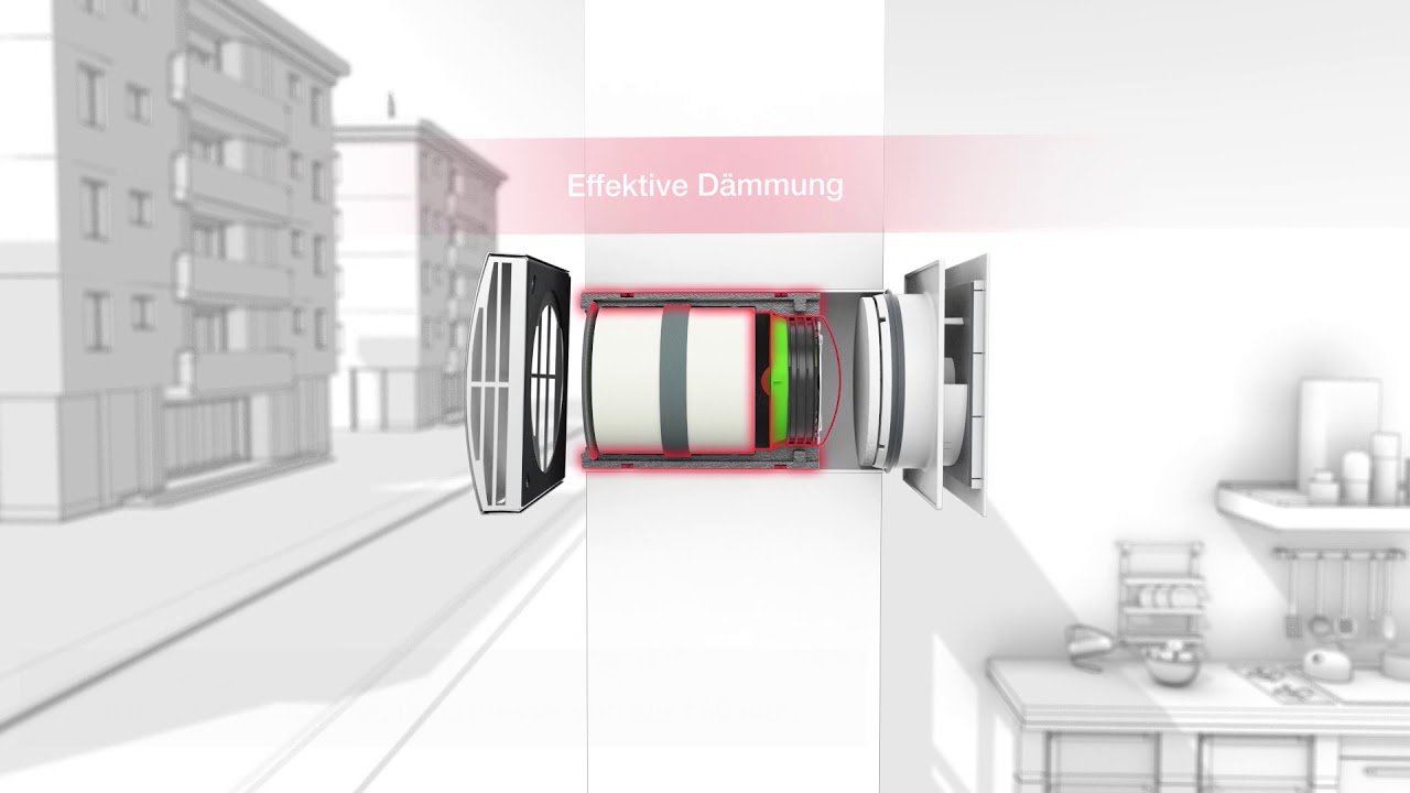 Helios EcoVent Verso - Dezentrales Einzelraum-Lüftungsgerät mit Wärmerückgewinnung