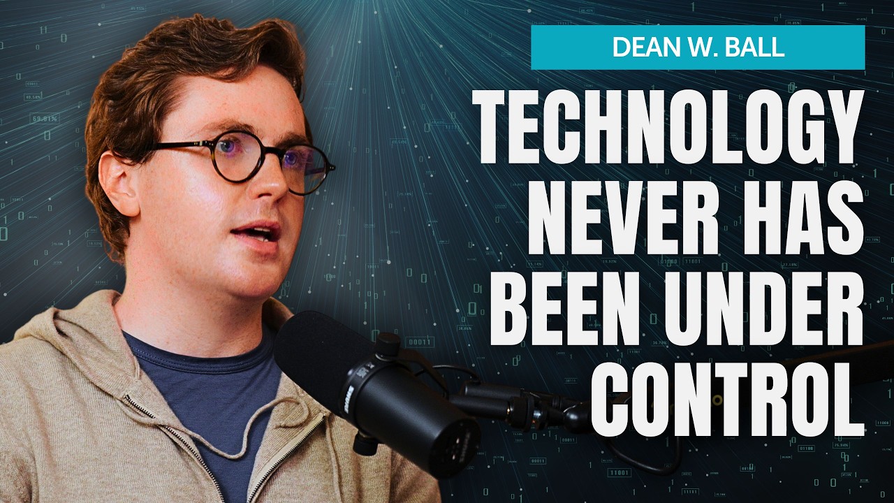How The AI Fight Will Play Out | Dean Ball, author of America's AI plan
