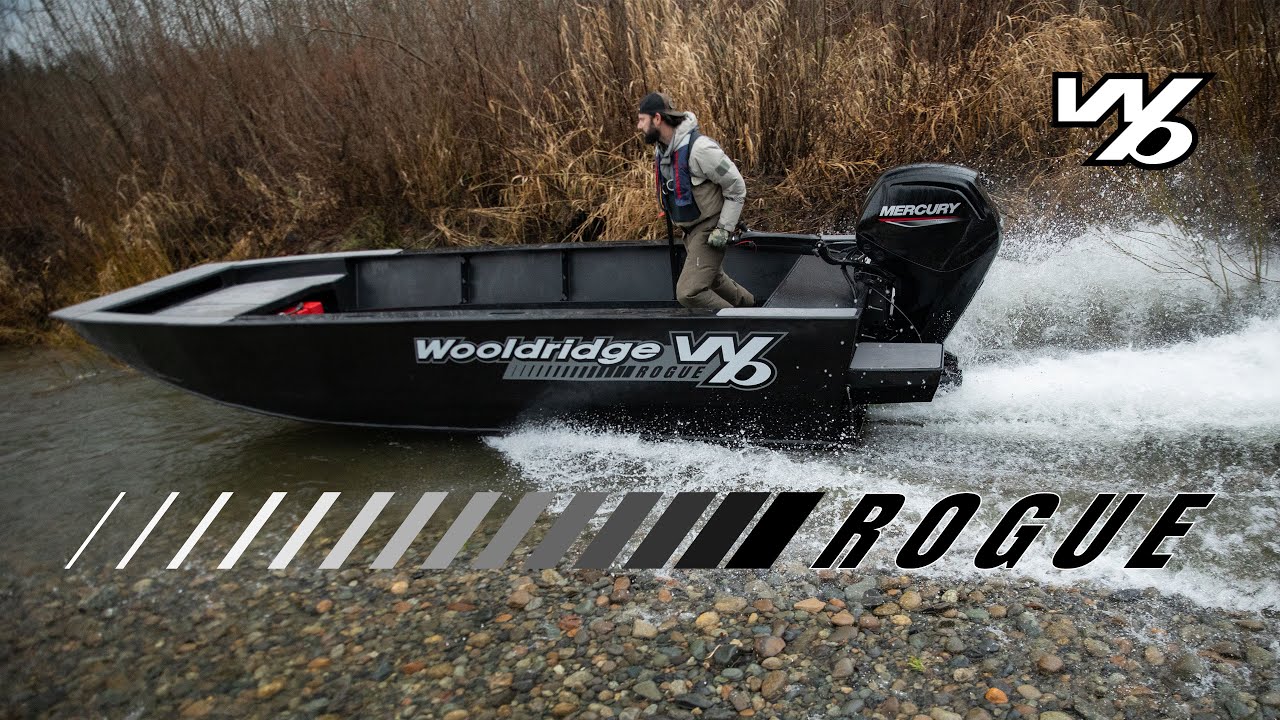 Meet the Rogue! An 18' HDPE plastic boat from Wooldridge Boats.