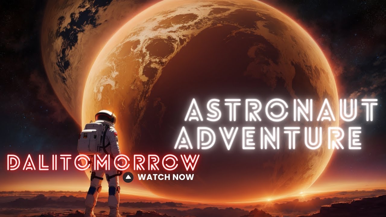 Astronaut Adventure 25 MNS AI MUSIC Leonardo AI Art Slideshow Screensaver cosmos