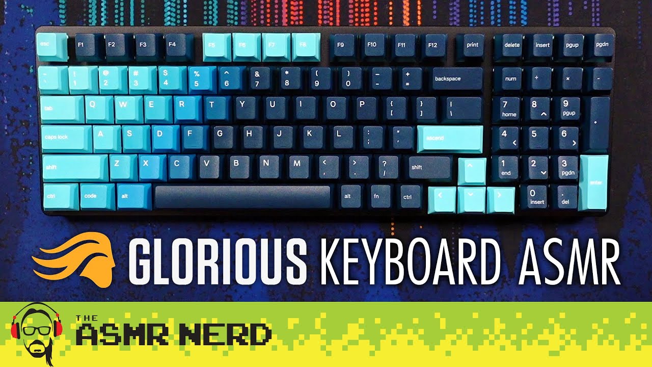 GLORIOUS GMMK2 ASMR Mechanical Keyboard DIY Build Guide & Typing Test [soft spoken, typing sounds]