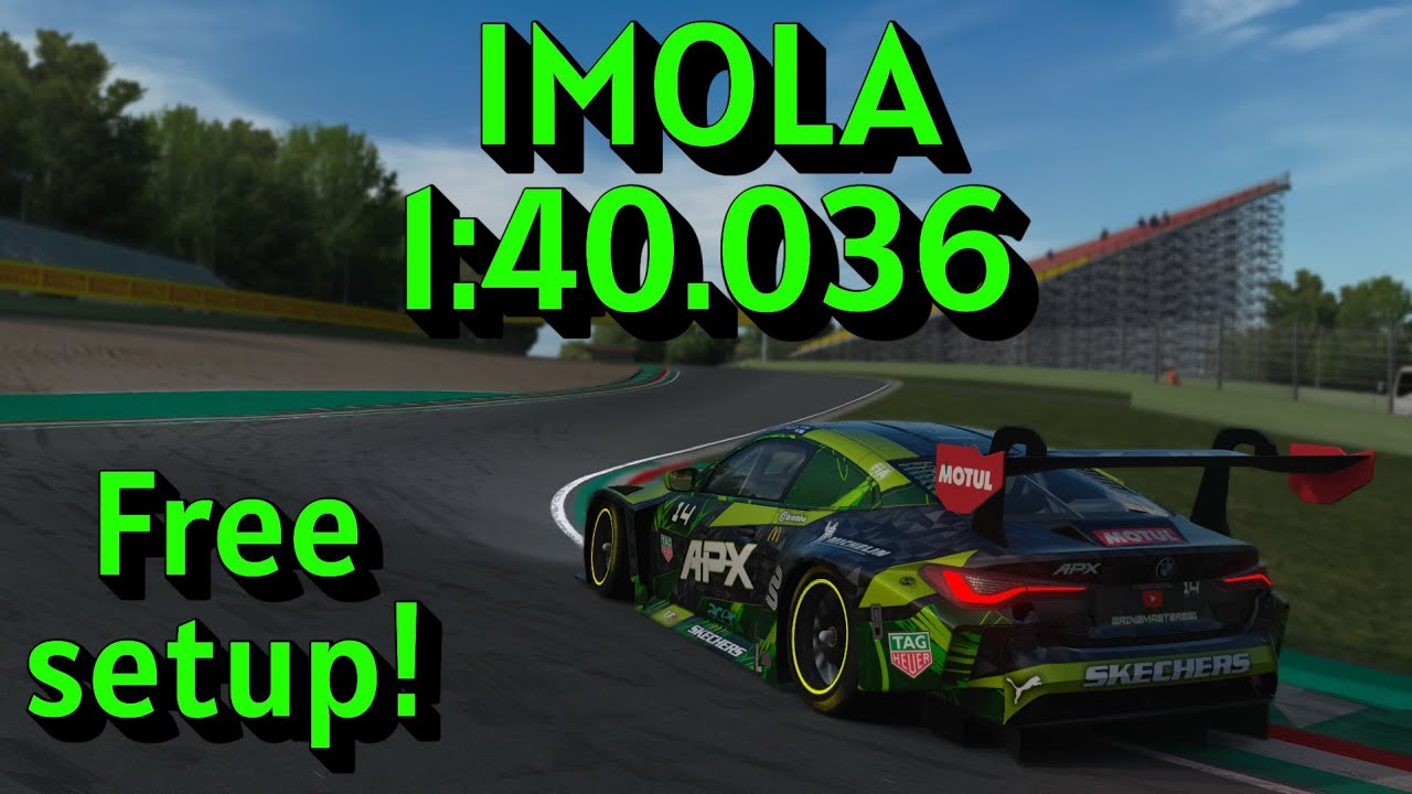 HOTLAP: ACF BMW M4 GT3 - Imola - 1:40.036 (Assetto Corsa LFM) Free setup