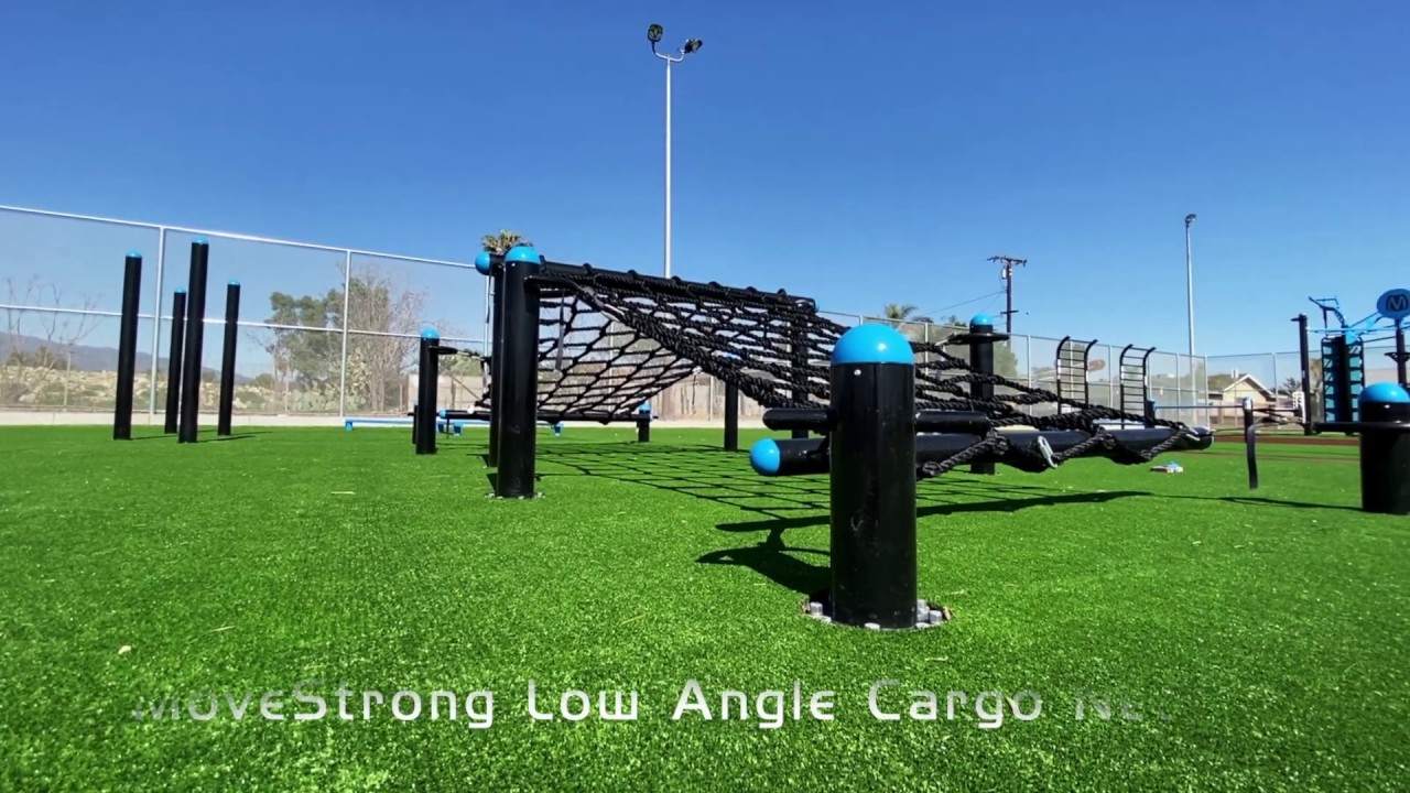 MoveStrong FitGround and Obstacle Course Low Cargo Net