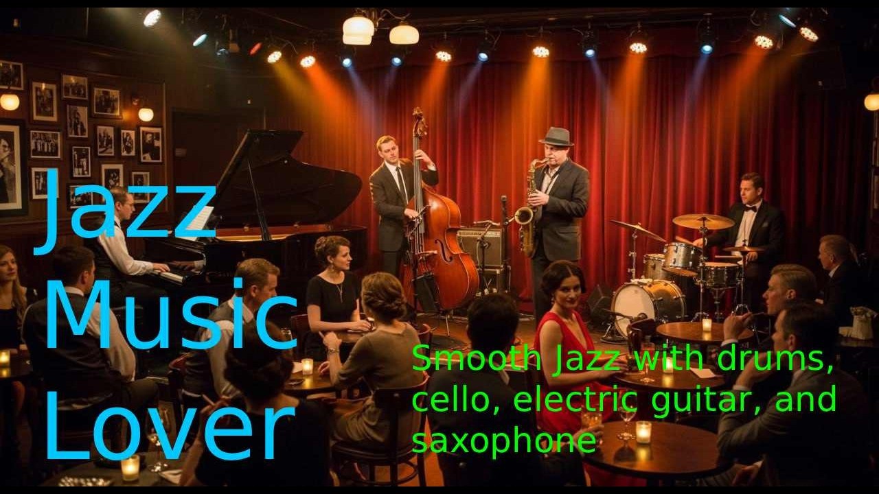 Smooth Jazz featuring cello and saxophone V 23