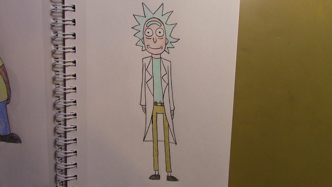 363 - How to Draw Rick from Rick and Morty