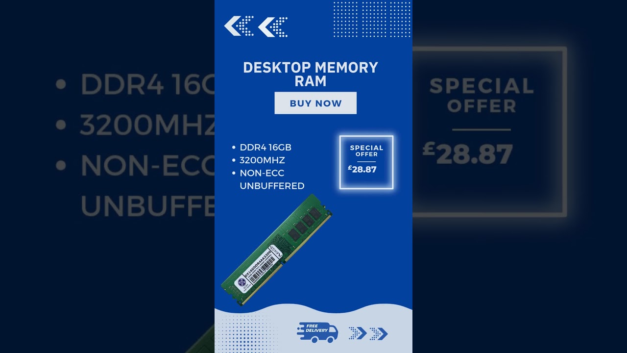 16GB DDR4 3200MHz Desktop Memory RAM 