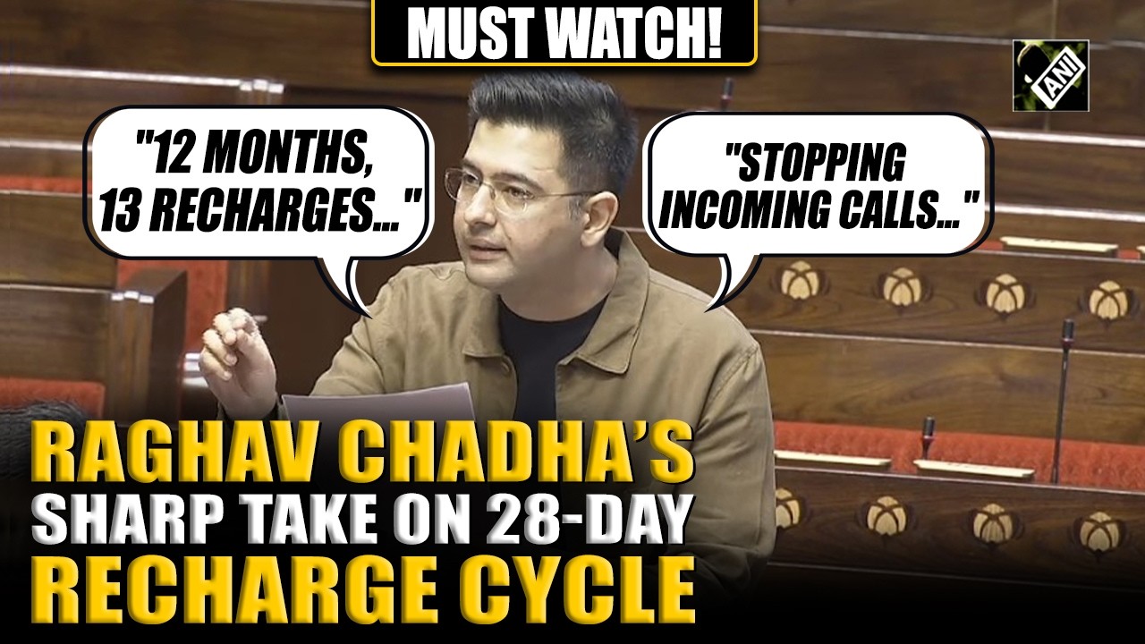 &ldquo;Stopping our right...&rdquo; AAP MP Raghav Chadha raises concerns over prepaid telecom plans