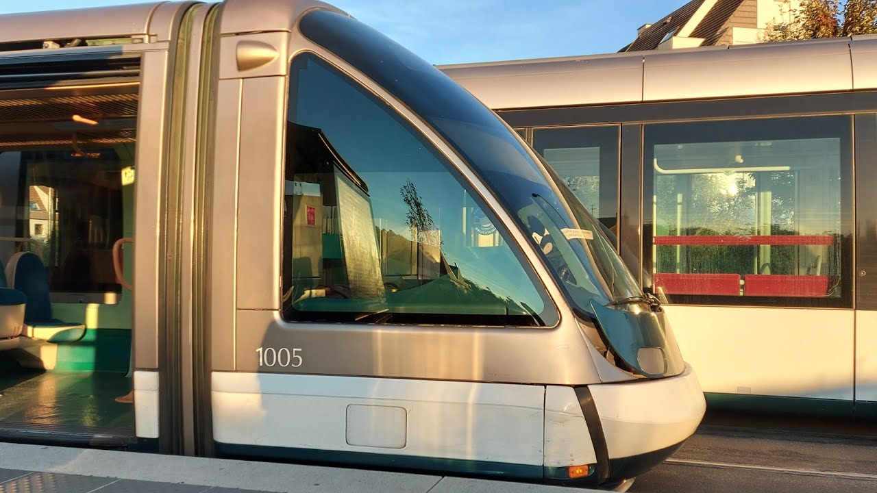 ligne E campus d'Illkirch ➡️ Robertsau l'Escale euro tram 1005