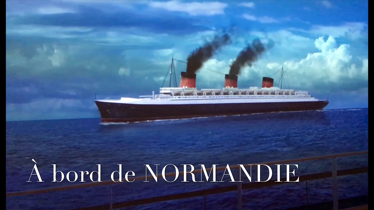 Comme la vie &eacute;tait douce &agrave; bord du paquebot NORMANDIE / How sweet life was aboard the NORMANDY liner