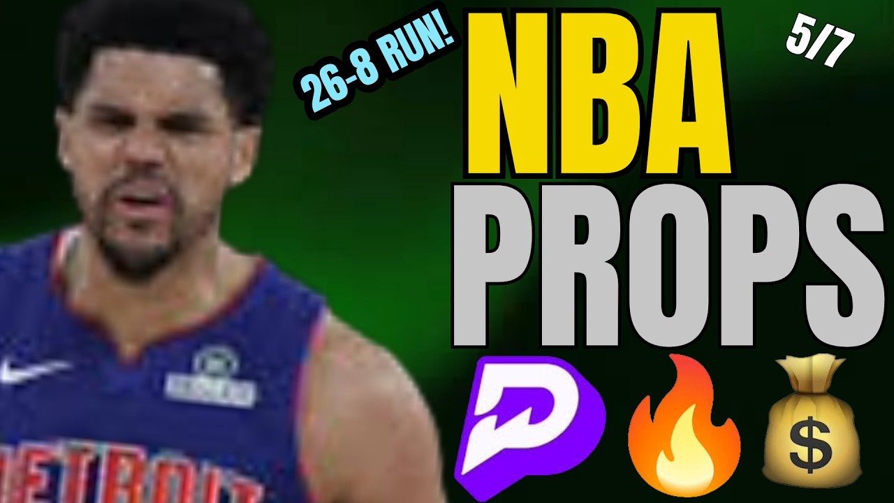 (26-8 RUN!🔥) NBA PRIZEPICKS TODAY! | BEST NBA PLAYER PROPS 5/7/26 | FREE PICKS THURSDAY