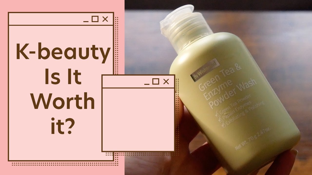 K-beauty: is it worth it? Green tea & Enzyme Powder Wash