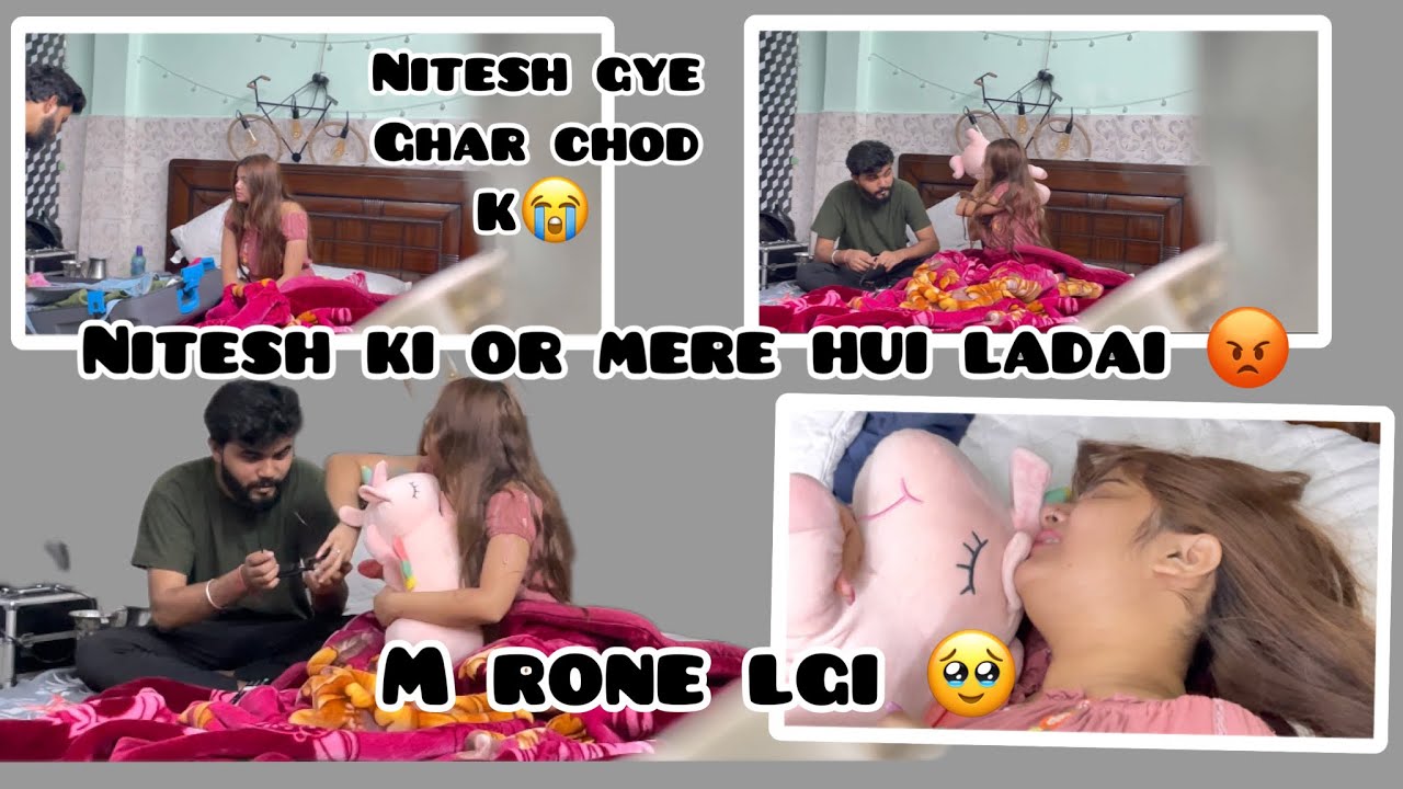 // Nitesh kisi ladki k sath gye manali 🥹😭, Prank k chkkr m hui ladai 😡😑