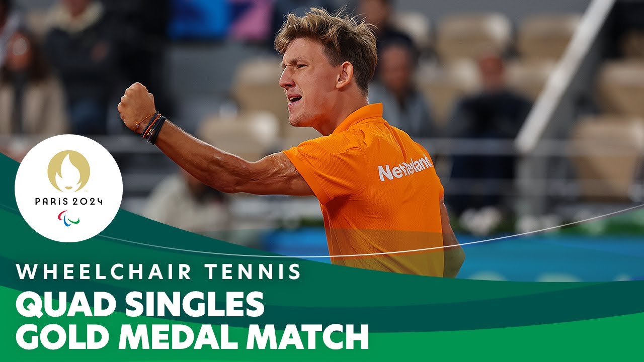 Sam Schroder X Niels Vink - Quad Singles - Gold Match | Wheelchair Tennis - Paris 2024 Paralympics