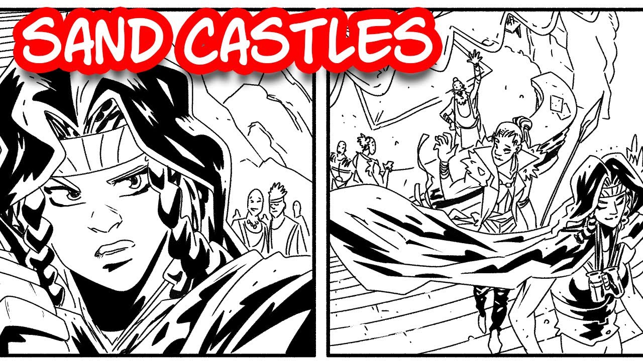 Working on Comics (Sandcastles)