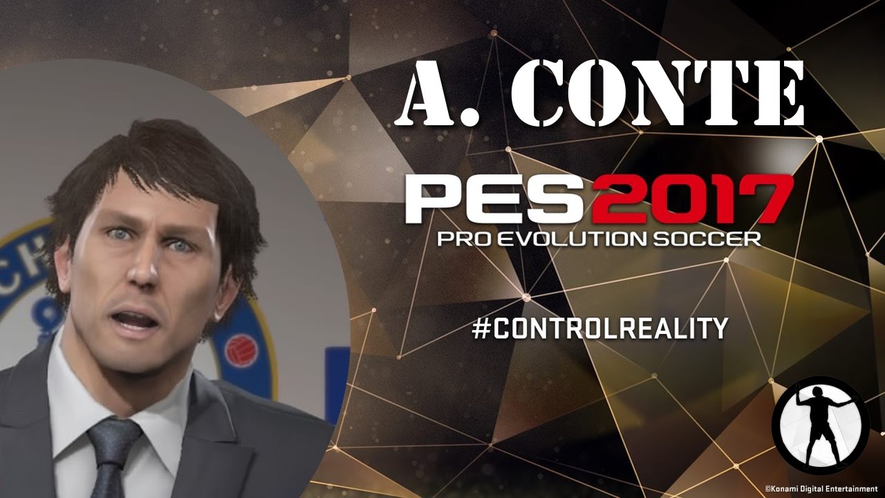PES 2017 Face Build Antonio Conte (Chelsea London)