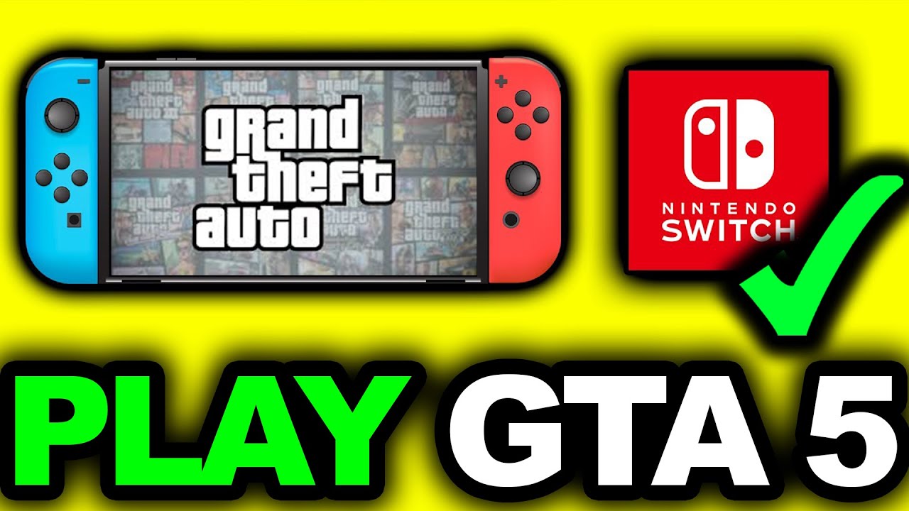 Как играть в GTA 5 на Nintendo Switch (быстро и просто!)