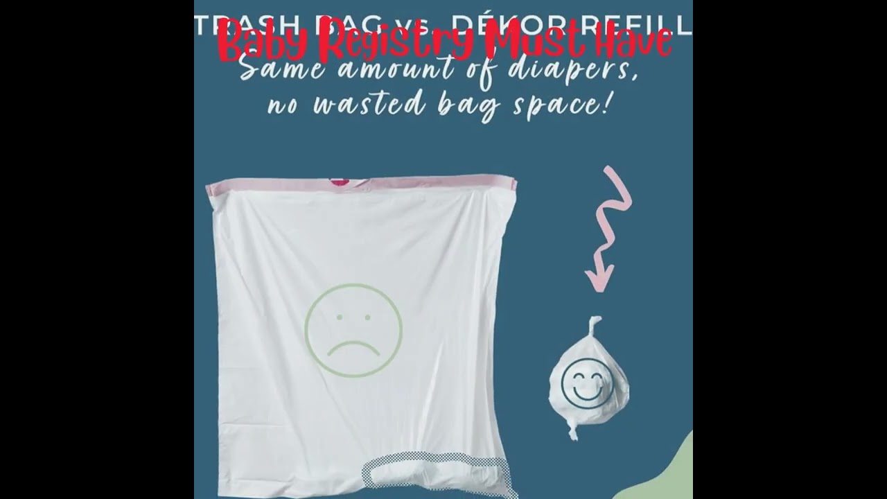Baby Registry Must Have : Dekor Plus Hands-Free Diaper Pail