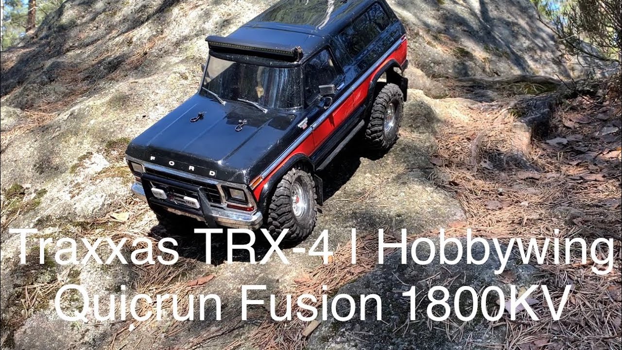 Traxxas TRX-4 | Hobbywing Quicrun Fusion 1800KV