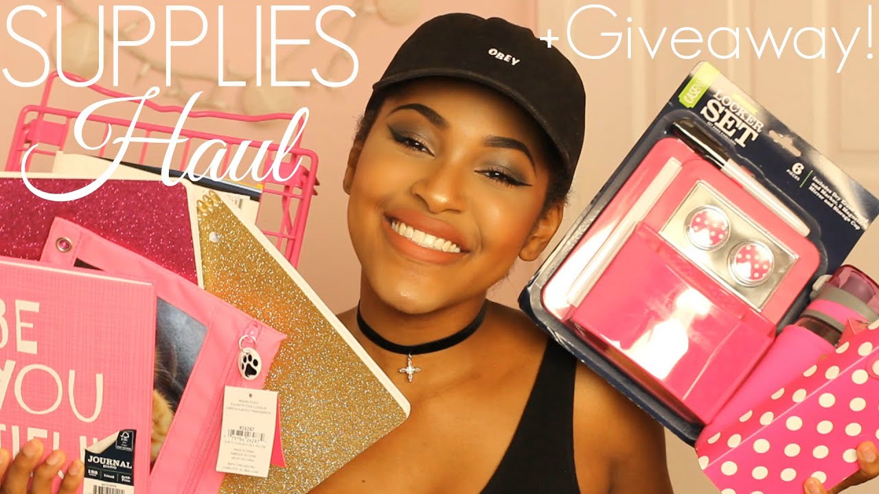 School Supplies Haul Giveaway 2016-17 | Back to School!