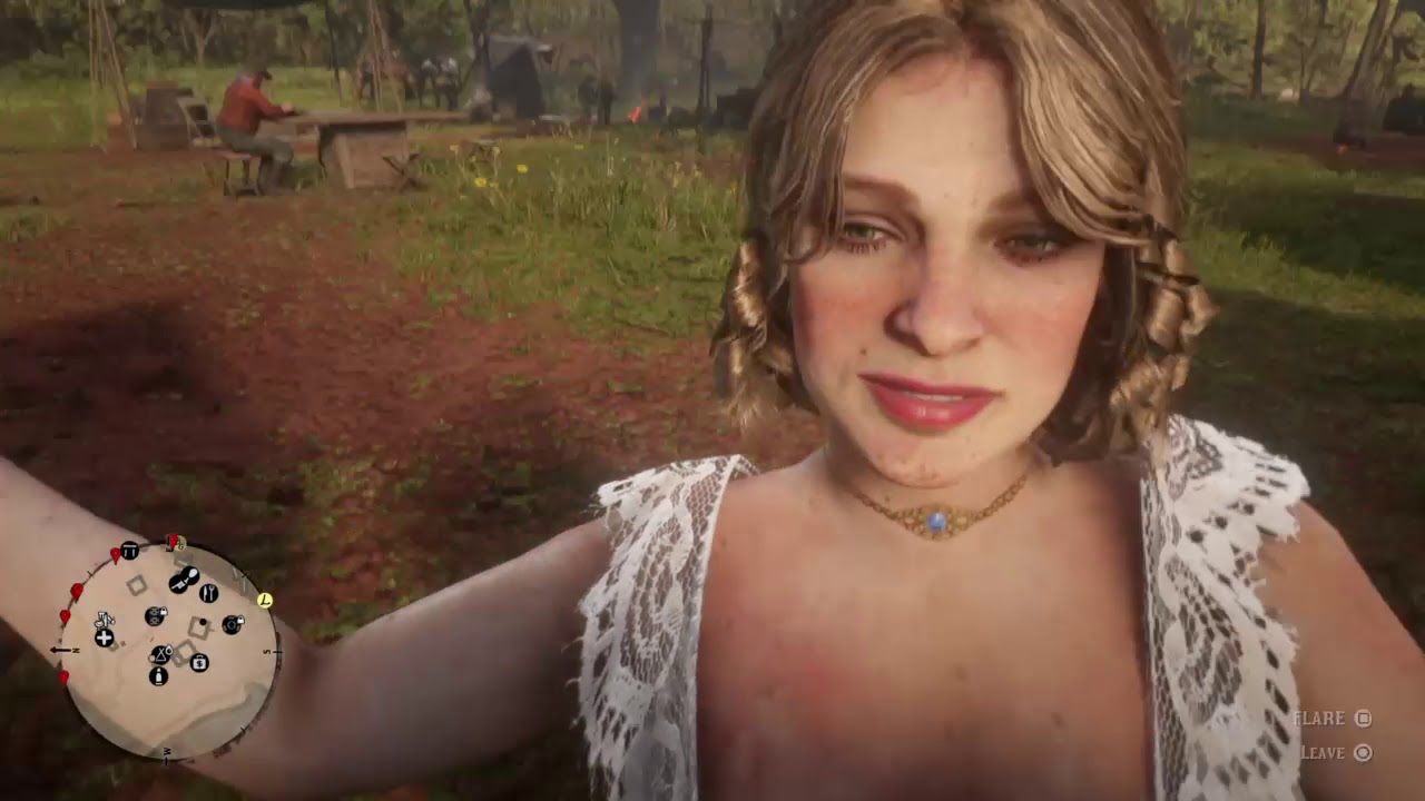 Red Dead Redemption 2 - dancing with Karen