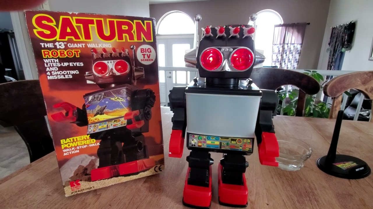Vintage Saturn Robot #vintagetoys #robottoy #toys