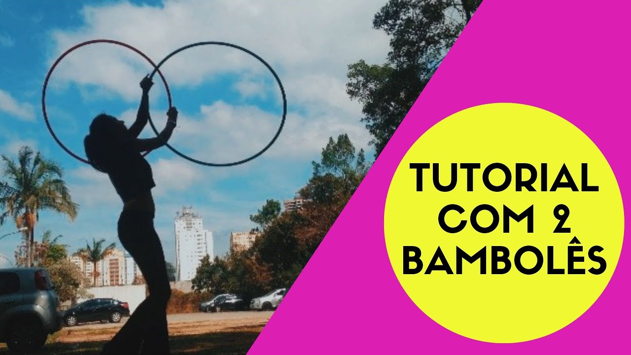 Tutorial com 2 bambolês (gêmeos)- Sequencia de truques