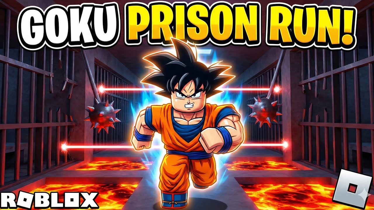 Kya Main GOKU Ko Jail Se Bachaa Paunga? 😱 Roblox Prison Run Obby