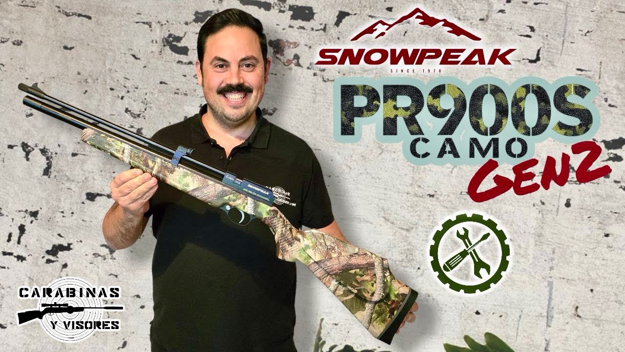  La #carabina #pcp barata más completa #snowpeak PR900S Camo Gen2  