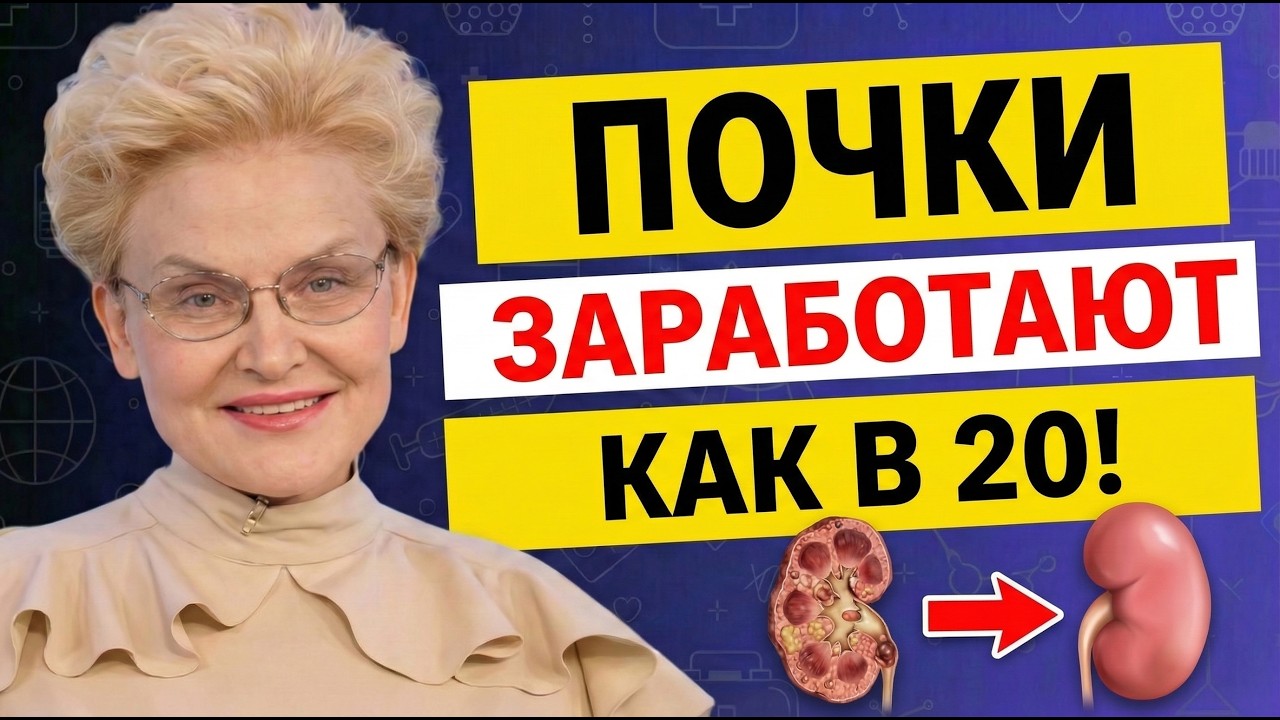 ПОЧКИ как в 20! Раскрываем  старый СЕКРЕТ! Елена Малышева