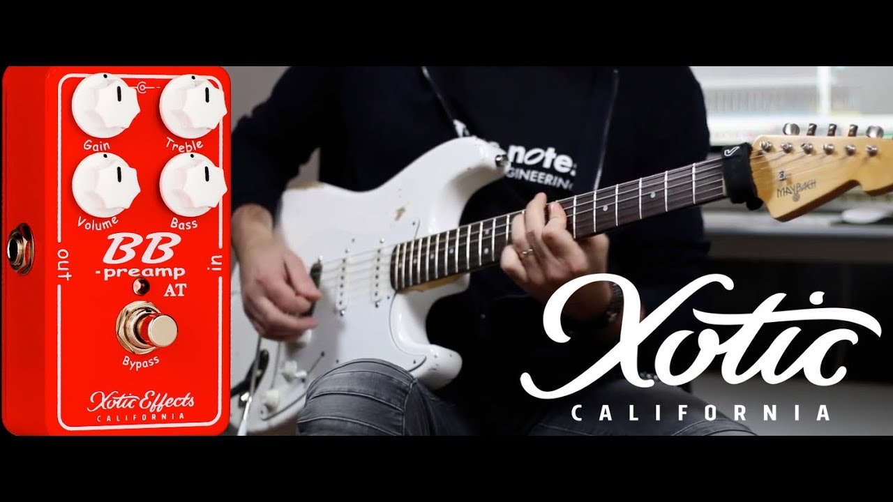 Xotic BB Preamp 2017 limited edition Andy Timmons  demo by Martial Allart