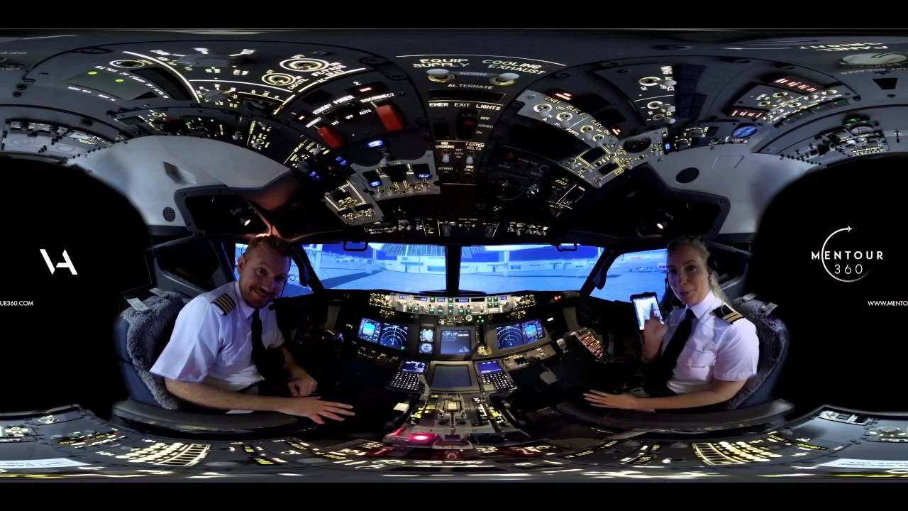 Mentour 360 - Aviation in Virtual Reality (Boeing 737 cockpit)