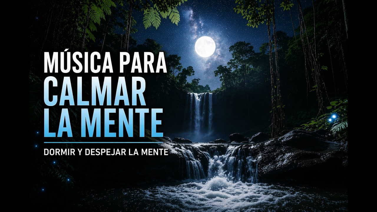 Música para DORMIR PROFUNDAMENTE. Sonidos de Agua para Meditar, Relajarse y Dormir. NIGTH FALL.