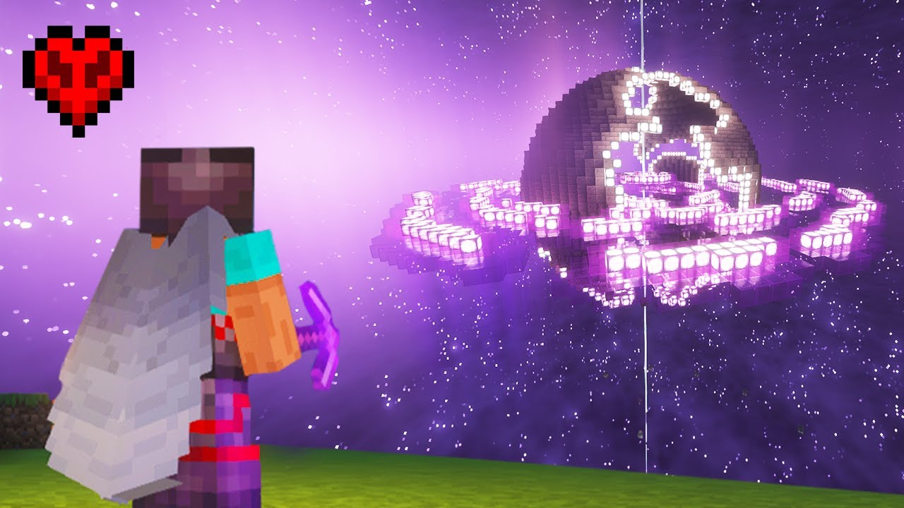 I Built a Planet In Minecraft Hardcore