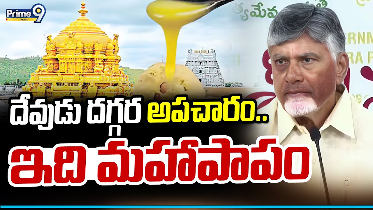 దేవుడు దగ్గర అపచారం.. ఇది మహాపాపం | CM Chandrababu | Prime9 News