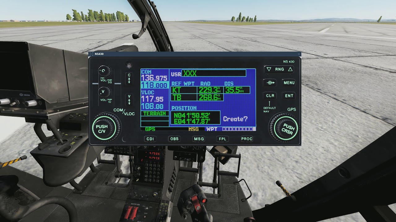 DCS World NS430 GPS Quick Tutorial