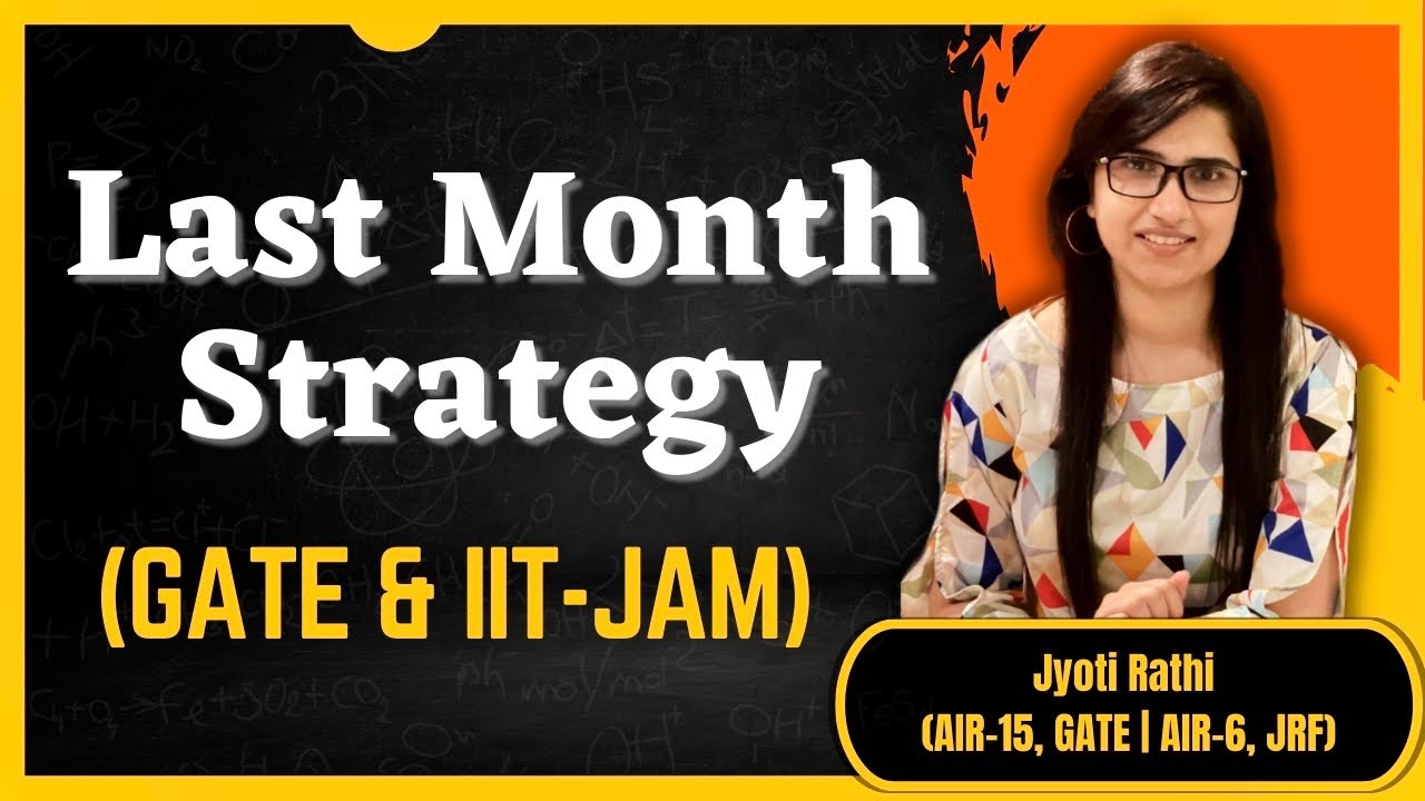 Preparation Strategy for GATE 2023 Chemistry|GATE Preparation Chemistry|IIT JAM Preparation Strategy