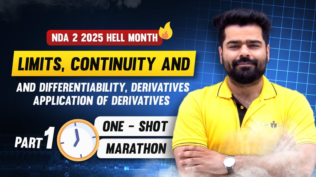 Complete - Differential Calculus In One Shot(Part 1) || NDA 2 2025 || 35 Marks Confirmed!!!